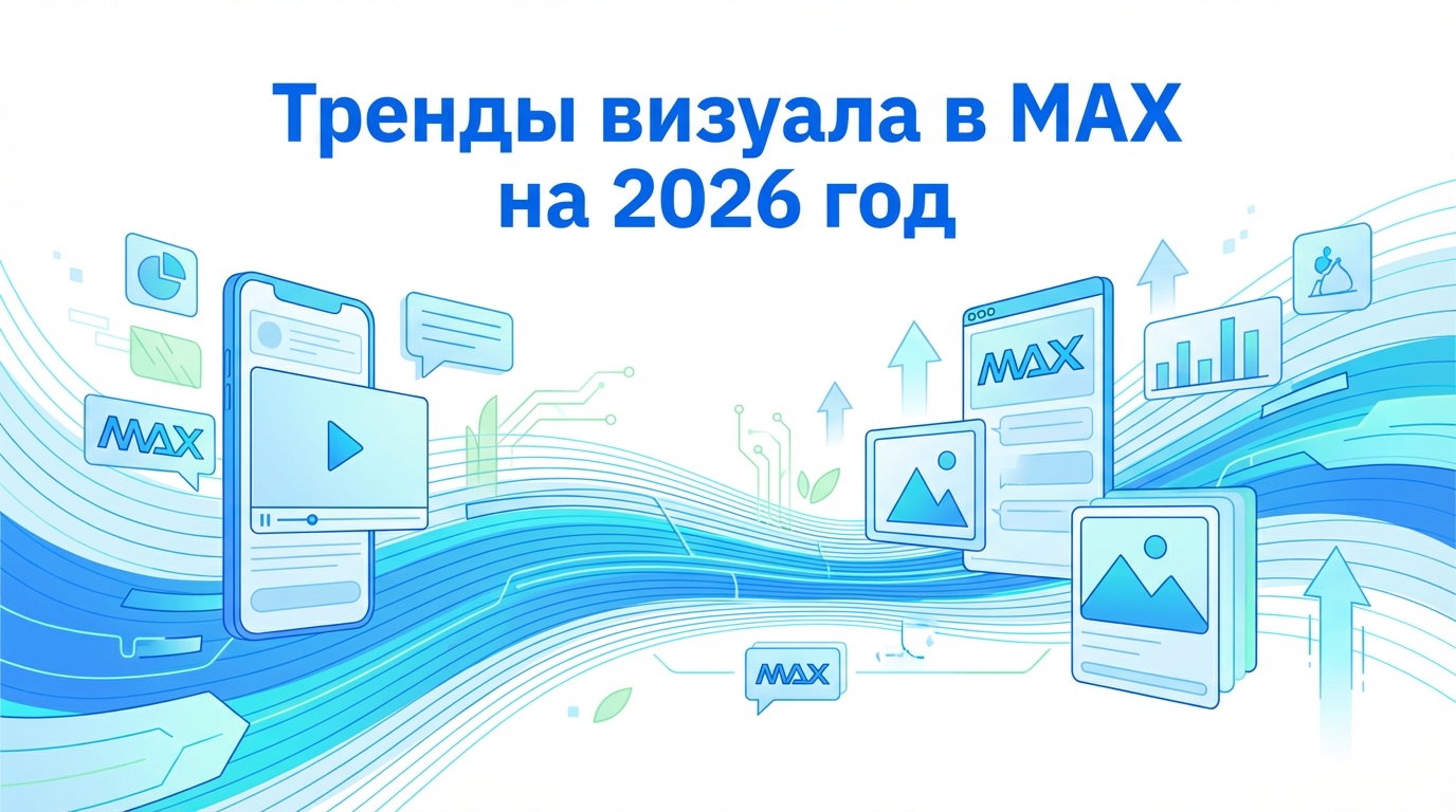 Тренды визуала в MAX на 2026 год: какие форматы изображений и видео работают лучше всего в ленте мессенджера