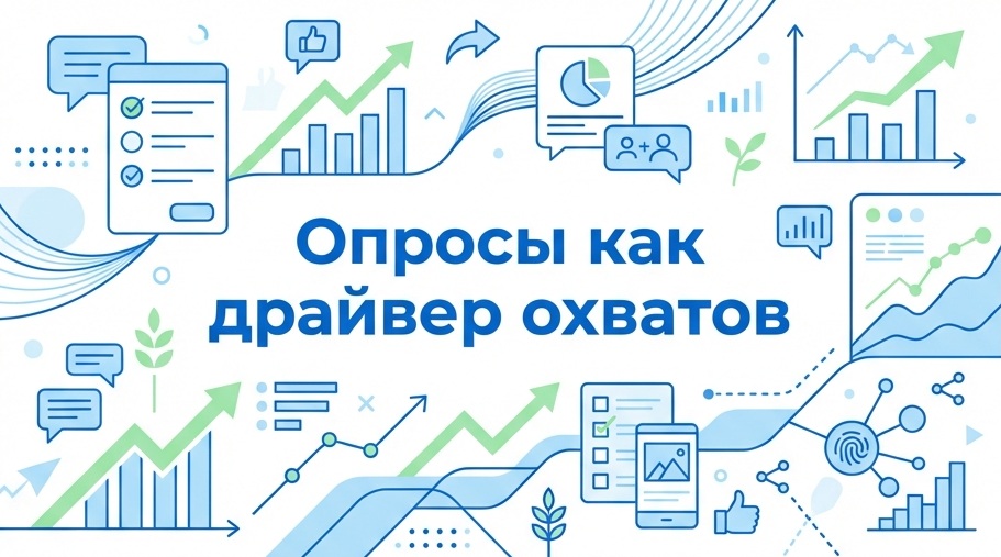 Опросы как драйвер охватов: как с их помощью «раскачать» новый канал и показать алгоритмам активность