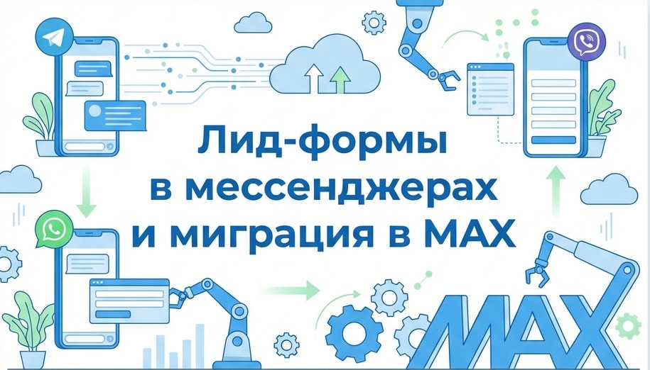 Лид-формы в мессенджерах и миграция в MAX: полный гид по сбору заявок и автоматизации в 2026 году