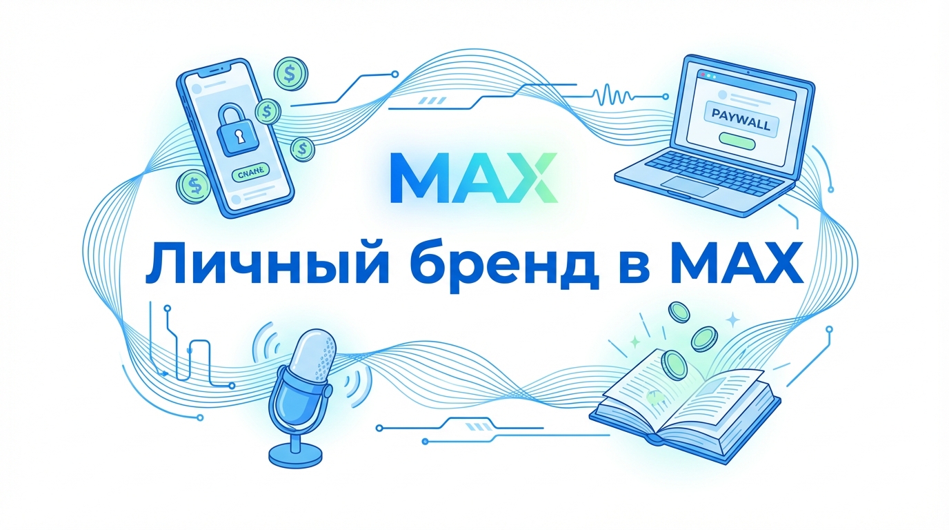 Личный бренд в MAX: как авторы монетизируют экспертность через закрытые каналы и платный контент