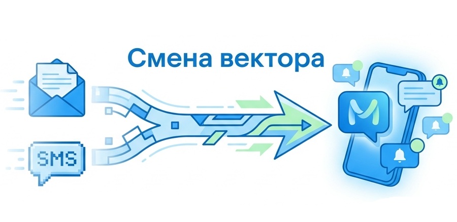 Смена вектора: как крупный бизнес переходит с SMS и email на push-уведомления в национальном мессенджере MAX